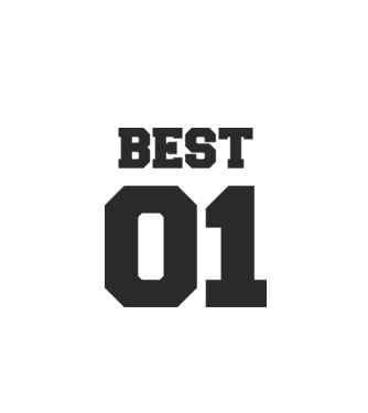 Best 01 model alb pe tricou