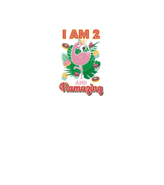 FLAMAZING Birthday 2 Years old model alb pe tricou