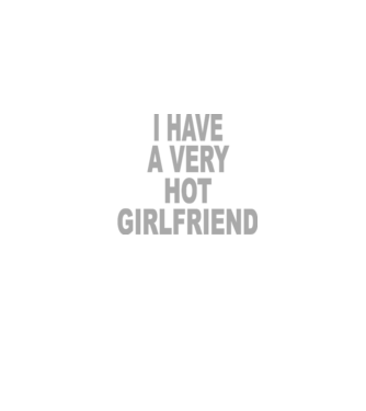psycHOTic girlfriend model negru pe tricou