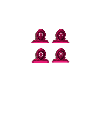 squid game characters model negru pe tricou