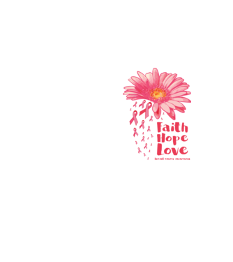 Gerbera faith hope love model galben neon pe tricou