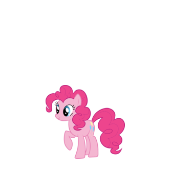 Pinkie Pie model nisipiu pe tricou