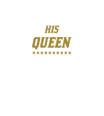 His Queen model verde neon pe tricou