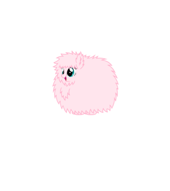 Fluffle Puff model alb pe tricou