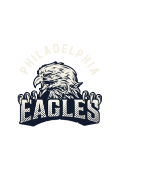 Philadelphia Eagles model alb pe tricou