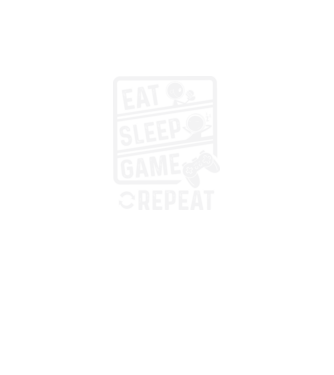 Eat sleep game repeat model negru pe tricou