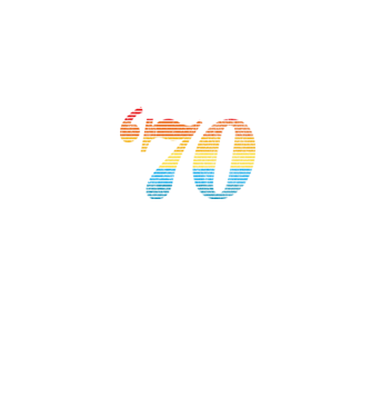 Retro Birthday 1970 model negru pe tricou