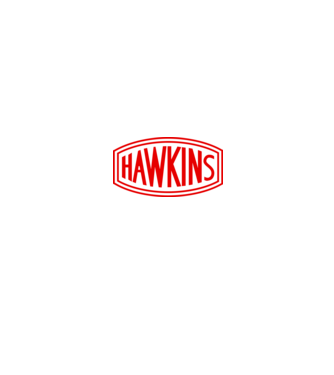 hawkins stranger things model negru pe tricou