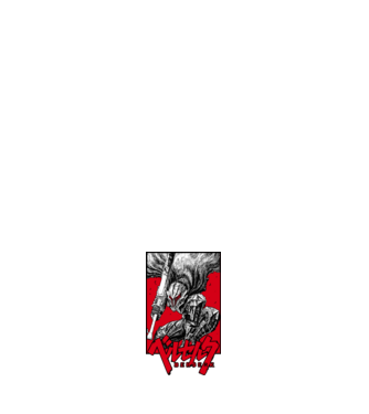 Berserk Guts model negru pe tricou