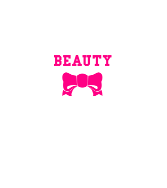 beauty model alb pe tricou