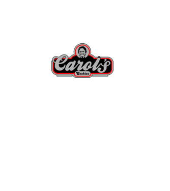 Carols cookies model negru pe tricou