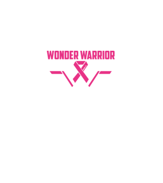 WONDER WARRIOR model negru pe tricou