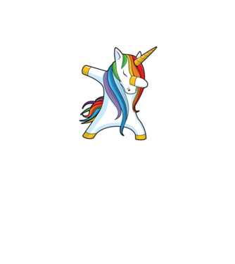 DAB Unicorn 2 model gri pe tricou