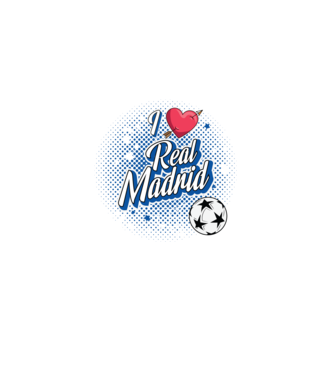 Popart RealMadrid model negru pe tricou