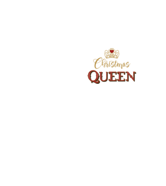 Christmas Queen model galben neon pe tricou