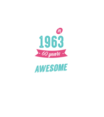 Made in 1963 model negru pe tricou