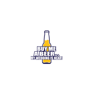 buy me a beer model alb pe tricou