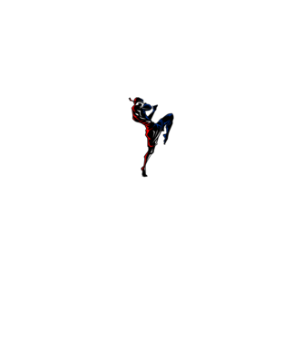 Muay Thai model negru pe tricou