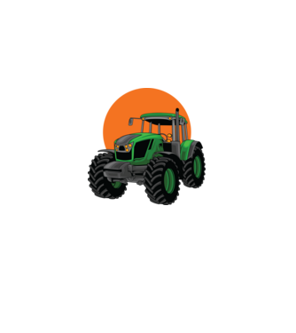 TRACTOR model roz deschis pe tricou