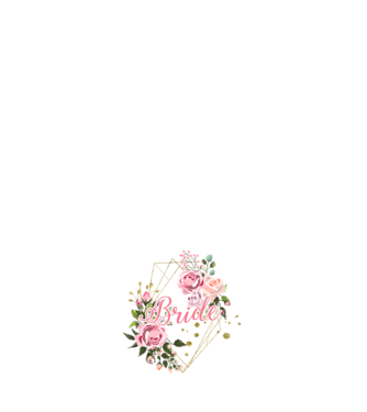 BRIDE roses floral model negru pe tricou