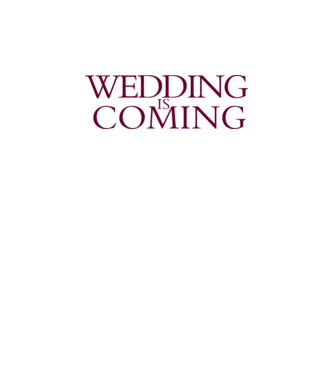 Wedding is coming model gri pe tricou