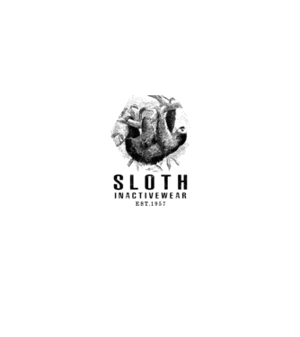 SLOTH inactive drk model alb pe tricou