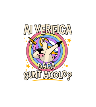 Ai verifica dacă sunt acolo? model alb pe tricou