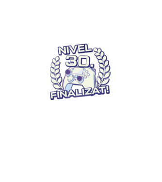 Nivel 30 finalizat! model negru pe tricou