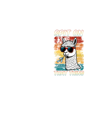 Spit on that thing llama rainbow Hawk Tuah model galben neon pe tricou