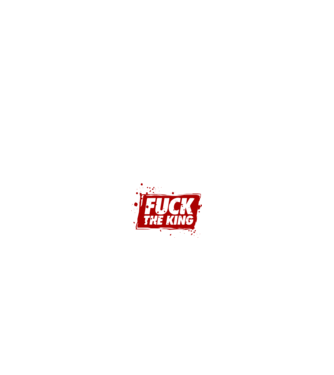 Fuck the king model negru pe tricou