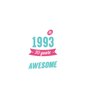 Made in 1993 model negru pe tricou