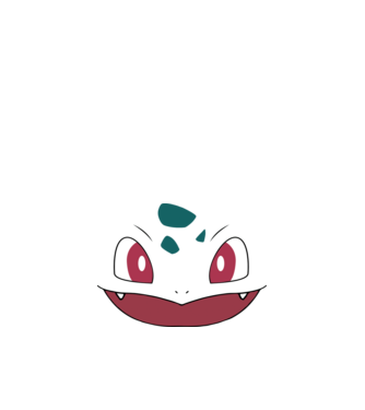 Bulbasaur model nisipiu pe tricou