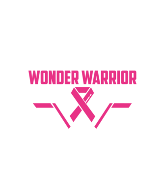 WONDER WARRIOR model negru pe tricou
