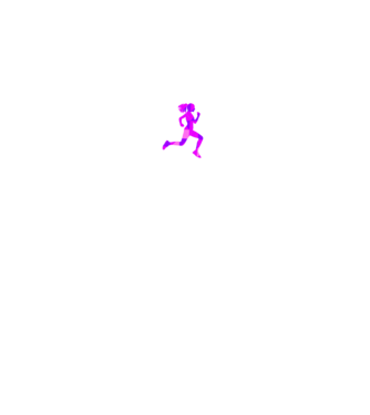 I run like a girl model alb pe tricou