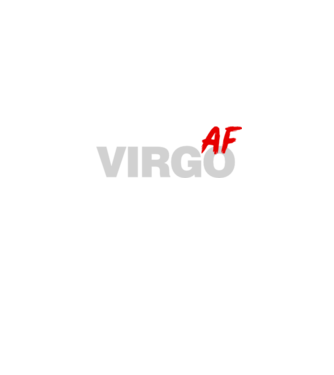 VIRGO as fuck model negru pe tricou
