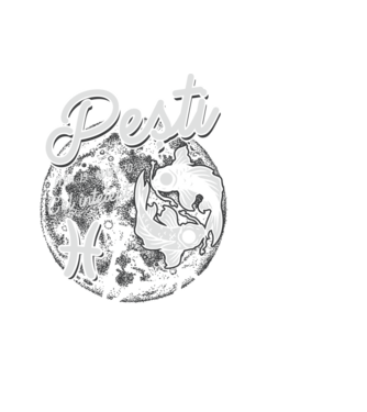 Zodiac bărbat PEȘTI retro model negru pe tricou