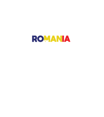 Romania forever model negru pe tricou