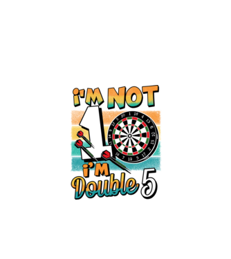Darts Birthday 10 years old model negru pe tricou