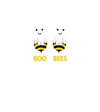 Boo bees model negru pe tricou