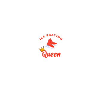 Ice skatin Queen model negru pe tricou