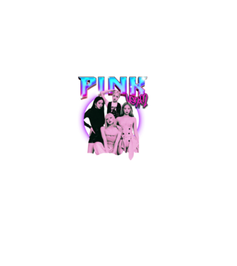 BLACKPINK pink venom model negru pe tricou