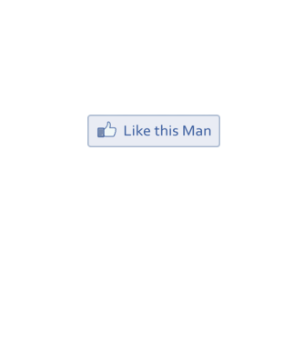 Like this man model alb pe tricou