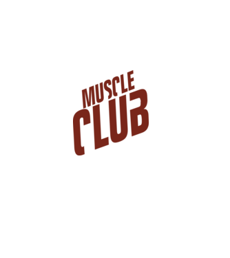 Muscle Club model negru pe tricou