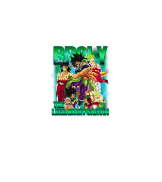 broly dragonball model  pe tricou