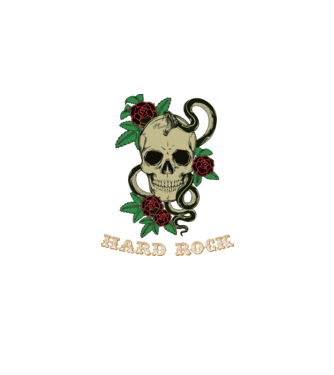 Hard Rock 1 model alb pe tricou