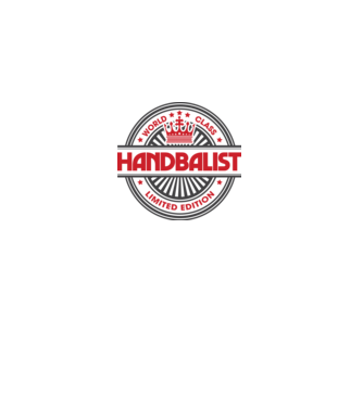 handbalist model alb pe tricou