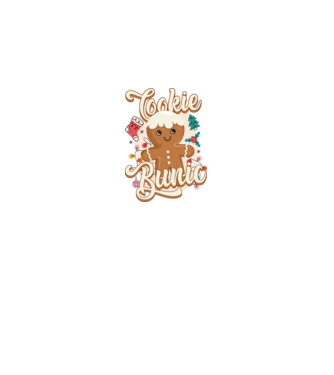 Cookie bunic model alb pe tricou
