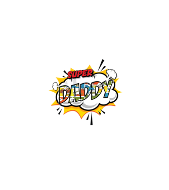 Comic Daddy model roșu pe tricou