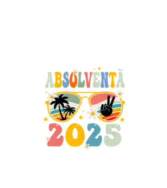 Absolventă 2025 model negru pe tricou