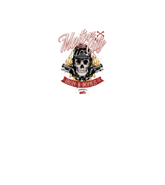 Motor City model negru pe tricou